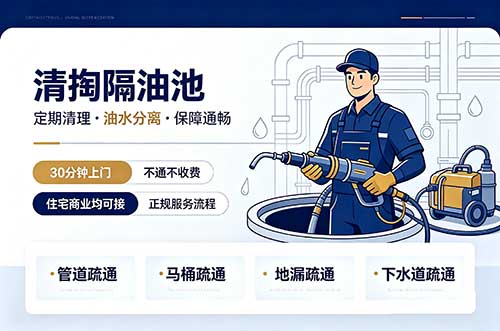 井冈山清掏隔油池
